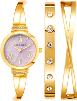 

fashion наручные женские часы Anne Klein 2244LVST. Коллекция Box Set