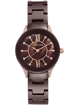 

fashion наручные женские часы Anne Klein 2388RGBN. Коллекция Ceramics