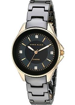 

fashion наручные женские часы Anne Klein 2390BKGB. Коллекция Ceramics