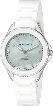 

fashion наручные женские часы Anne Klein 2391WTSV. Коллекция Ceramics