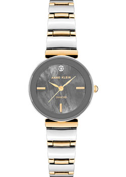 

fashion наручные женские часы Anne Klein 2435GMTT. Коллекция Diamond