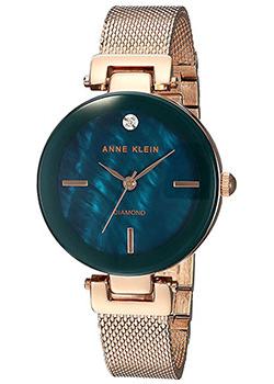 

fashion наручные женские часы Anne Klein 2472NMRG. Коллекция Diamond