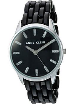 

fashion наручные женские часы Anne Klein 2617BKSV. Коллекция Crystal