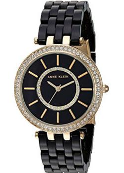 

fashion наручные женские часы Anne Klein 2620BKGB. Коллекция Crystal