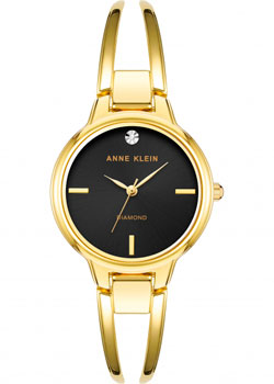 

fashion наручные женские часы Anne Klein 2626BKGB. Коллекция Diamond