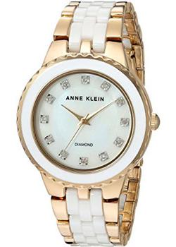 

fashion наручные женские часы Anne Klein 2712WTGB. Коллекция Diamond