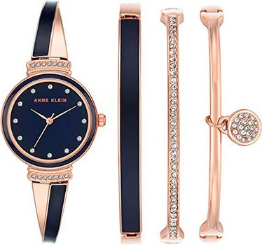 

fashion наручные женские часы Anne Klein 2716NVST. Коллекция Box Set