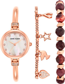 

fashion наручные женские часы Anne Klein 2840RJAS. Коллекция Crystal