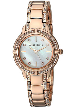 

fashion наручные женские часы Anne Klein 2976MPRG. Коллекция Crystal