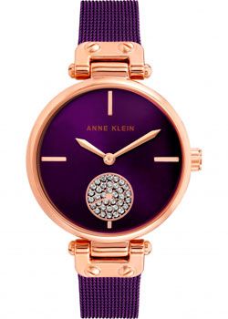 

fashion наручные женские часы Anne Klein 3000RGPR. Коллекция Crystal