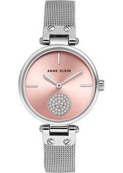 fashion наручные  женские часы Anne Klein 3001LPSV. Коллекция Crystal - фото 1