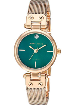 

fashion наручные женские часы Anne Klein 3002GNGB. Коллекция Diamond