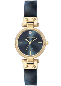 

fashion наручные женские часы Anne Klein 3003GPBL. Коллекция Diamond