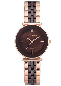 

fashion наручные женские часы Anne Klein 3158BNRG. Коллекция Diamond