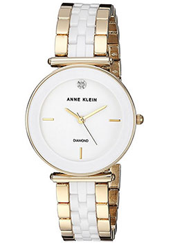 

fashion наручные женские часы Anne Klein 3158WTGB. Коллекция Diamond