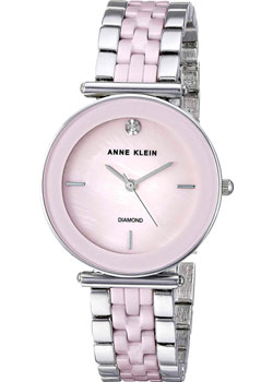 

fashion наручные женские часы Anne Klein 3159LPSV. Коллекция Diamond