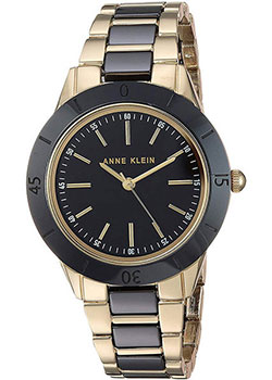 

fashion наручные женские часы Anne Klein 3160BKGB. Коллекция Ceramics