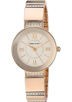 

fashion наручные женские часы Anne Klein 3190CHGB. Коллекция Crystal