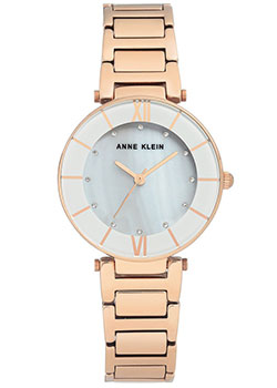 

fashion наручные женские часы Anne Klein 3198LGRG. Коллекция Crystal
