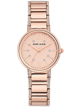 fashion наручные  женские часы Anne Klein 3200RGRG. Коллекция Crystal - фото 1