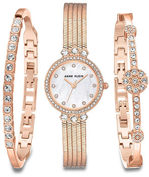 

fashion наручные женские часы Anne Klein 3202RGST. Коллекция Ring