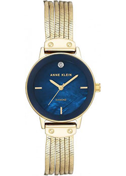 

fashion наручные женские часы Anne Klein 3220NMGB. Коллекция Diamond