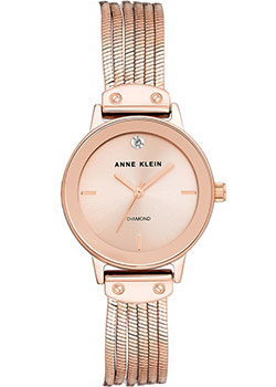 

fashion наручные женские часы Anne Klein 3220RGRG. Коллекция Diamond