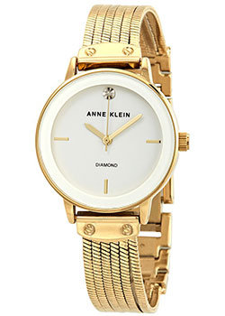 

fashion наручные женские часы Anne Klein 3220WTGB. Коллекция Diamond