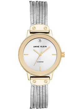 

fashion наручные женские часы Anne Klein 3221SVTT. Коллекция Diamond