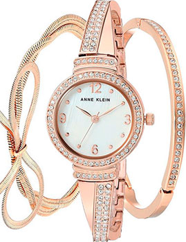 

fashion наручные женские часы Anne Klein 3256RGST. Коллекция Crystal