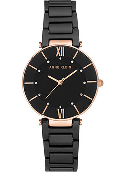 

fashion наручные женские часы Anne Klein 3266BKRG. Коллекция Ceramics