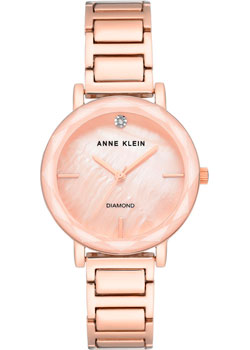 

fashion наручные женские часы Anne Klein 3278PMRG. Коллекция Diamond