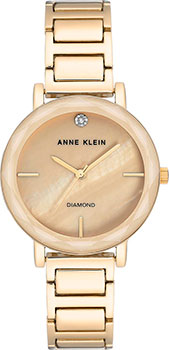

fashion наручные женские часы Anne Klein 3278TMGB. Коллекция Diamond