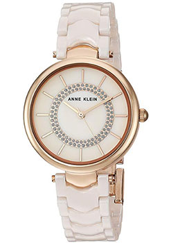 

fashion наручные женские часы Anne Klein 3308LPRG. Коллекция Ceramics
