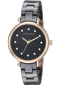 

fashion наручные женские часы Anne Klein 3312BKRG. Коллекция Ceramics