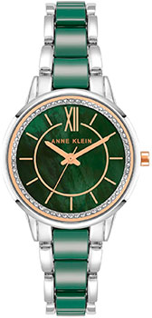 fashion наручные  женские часы Anne Klein 3345GNRT. Коллекция Ceramics - фото 1