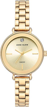 

fashion наручные женские часы Anne Klein 3386CHGB. Коллекция Diamond