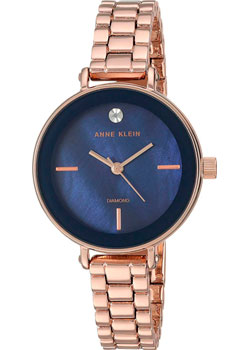 

fashion наручные женские часы Anne Klein 3386NMRG. Коллекция Diamond