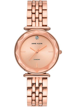 

fashion наручные женские часы Anne Klein 3412RGRG. Коллекция Diamond