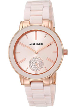 

fashion наручные женские часы Anne Klein 3502LPRG. Коллекция Ceramic