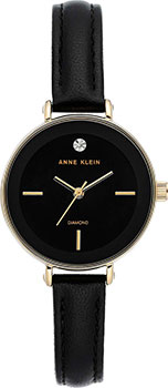 

fashion наручные женские часы Anne Klein 3508BKBK. Коллекция Diamond