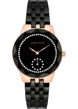 

fashion наручные женские часы Anne Klein 3612BKRG. Коллекция Ceramic