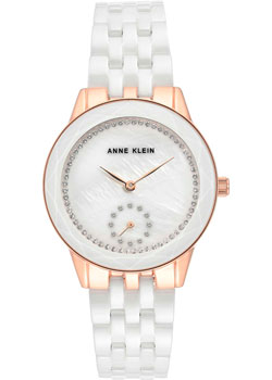 

fashion наручные женские часы Anne Klein 3612WTRG. Коллекция Ceramic