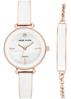 

fashion наручные женские часы Anne Klein 3620WTST. Коллекция Box Set