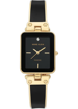 

fashion наручные женские часы Anne Klein 3636BKGB. Коллекция Diamond