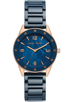 

fashion наручные женские часы Anne Klein 3658RGDB. Коллекция Ceramic