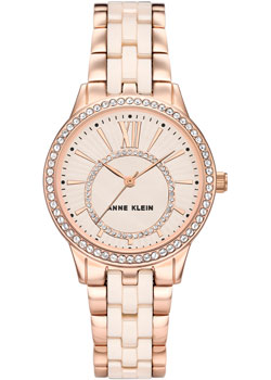fashion наручные  женские часы Anne Klein 3672LPRG. Коллекция Ceramic