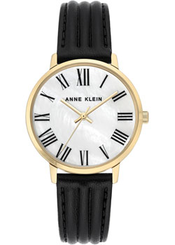 

fashion наручные женские часы Anne Klein 3678MPBK. Коллекция Leather