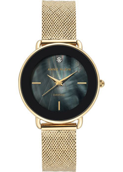 

fashion наручные женские часы Anne Klein 3686BKGB. Коллекция Diamond