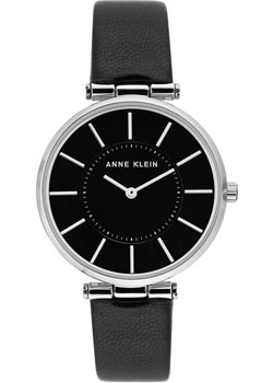 fashion наручные  женские часы Anne Klein 3697BKBK. Коллекция Leather - фото 1